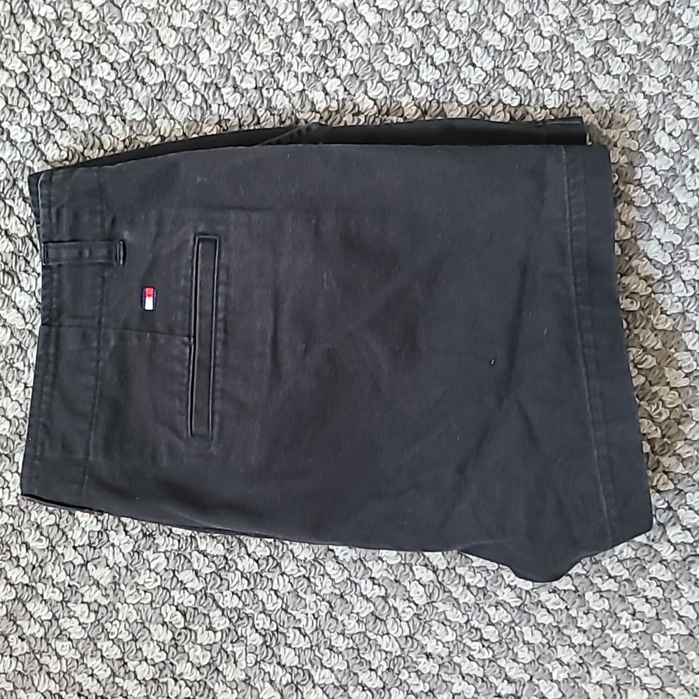 Y2k Tommy‎ Hilfiger Size 10 Women's Black Shorts y2k Vtg